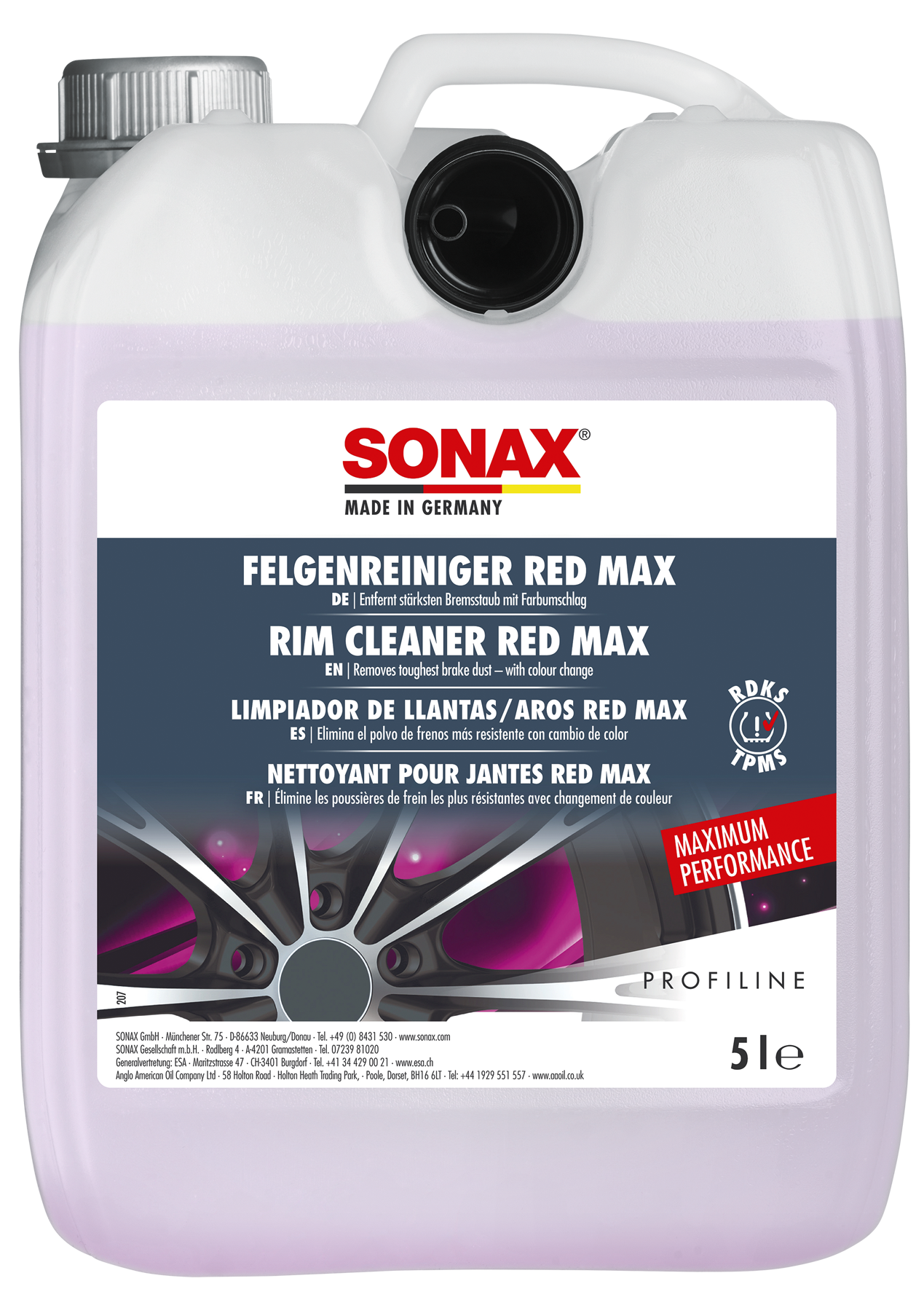 FelgenReiniger Red Max