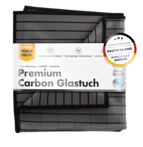 Carbon Fiber Glass Towel 360GSM Glastuch 40x40cm