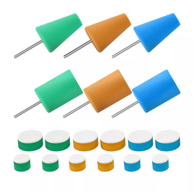 Polishing Cone & Foam Polierpad Set 18Stk.
