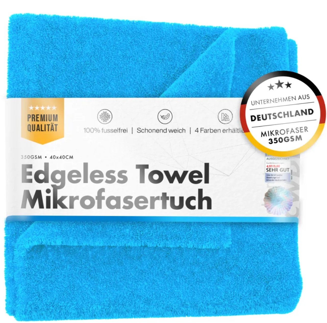 Chemicalworkz Edgeless Towel 350GSM Poliertuch 40x40cm