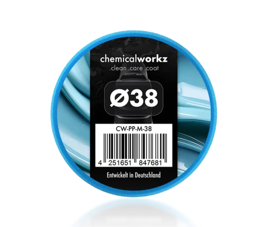 chemicalworkz Medium Polishing Performance Pad 38mm blau