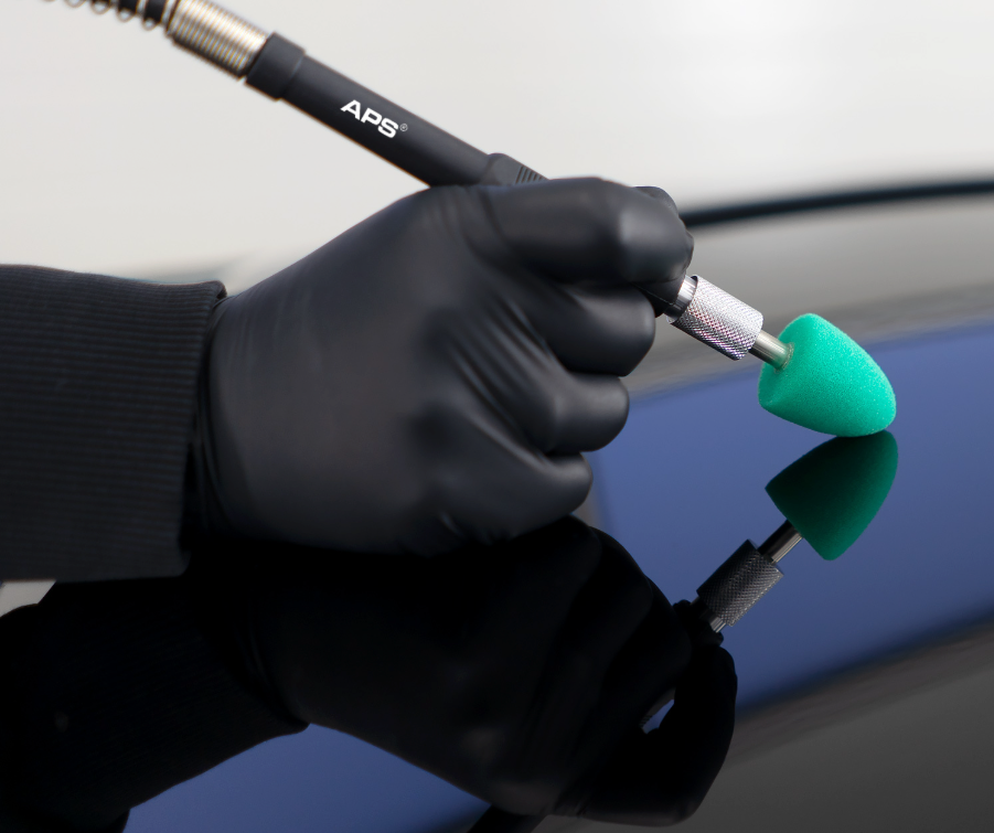 APS HEX-Polisher KIT - Flexible Welle Kit für Flex PXE80 - KIT 8tlg.