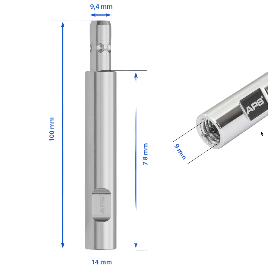 APS FX50 - 50mm Verlängerung mit Schnellwechsel für Flex PXE80