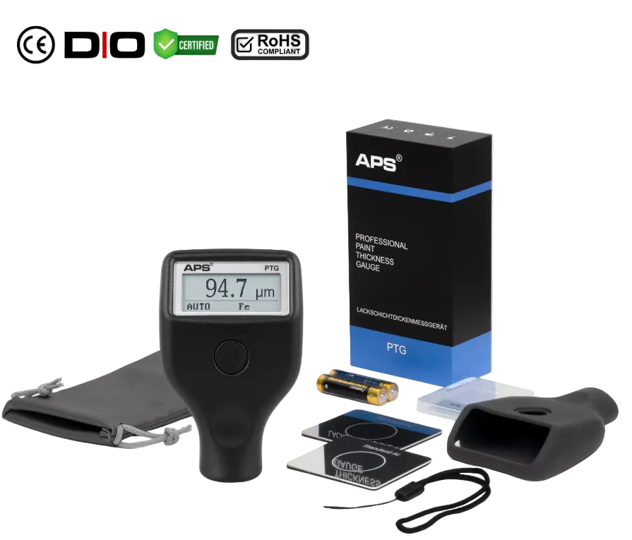 APS PTG Professional - Lackmessgerät Lackschichtdickenmessgerät