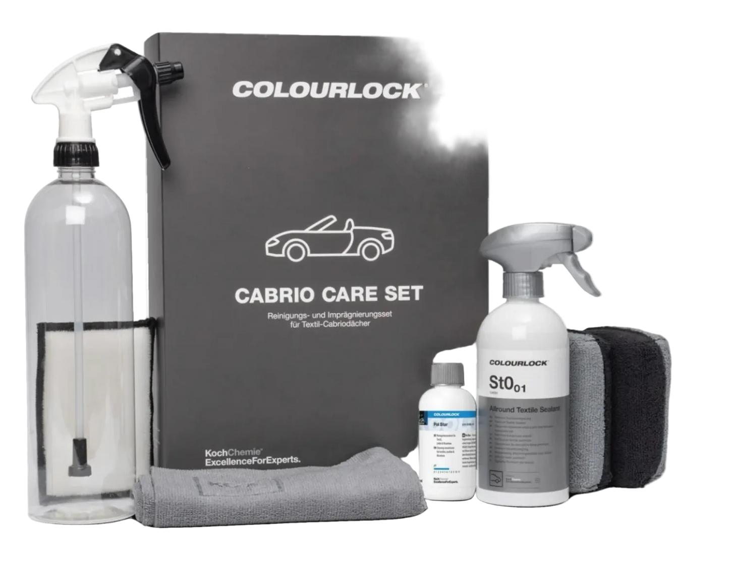 COLOURLOCK Cabrio Care Set Reinigungs- und Imprägnierungsset für Textil Cabriodach