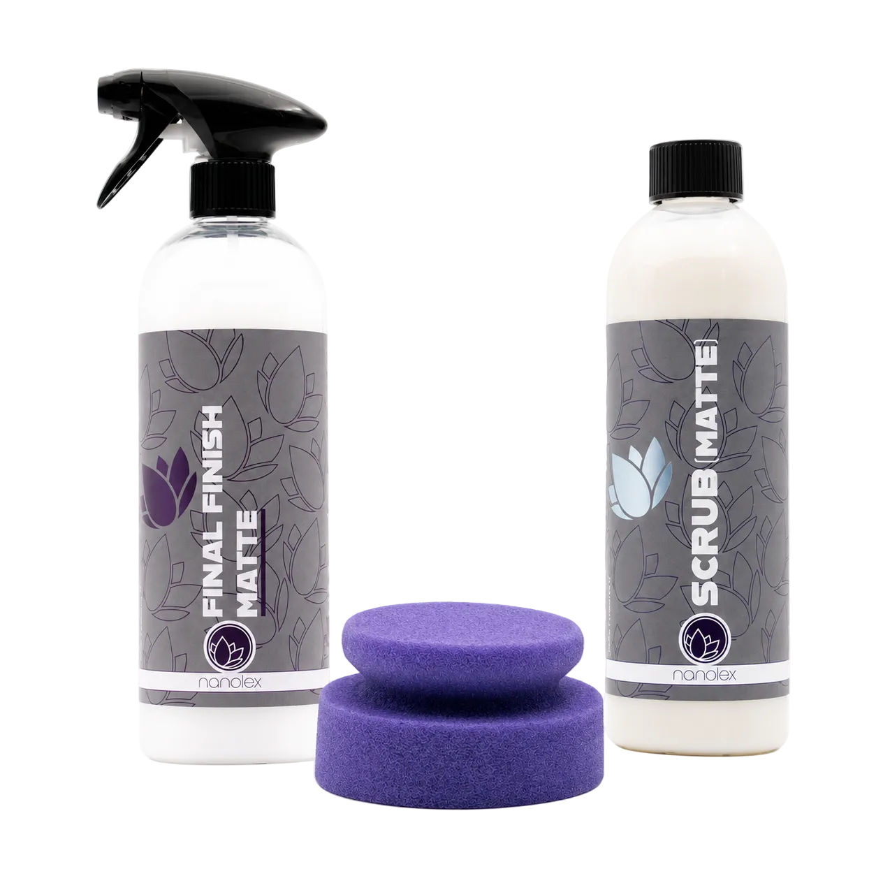 Nanolex Scrub Matte Reinigungs & Pflege Set