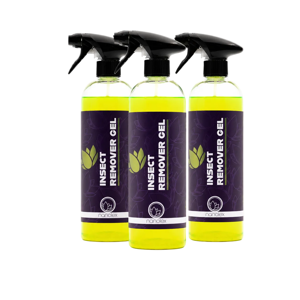 Nanolex Insect Remover GEL Insektenentferner 750ml 3er Set
