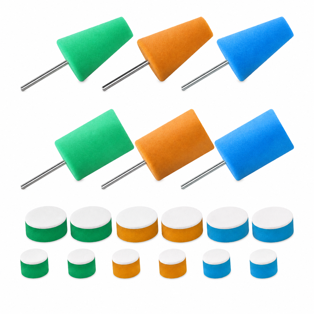 Chemicalworkz Polishing Cone & Foam Polierpad Set 18Stk.