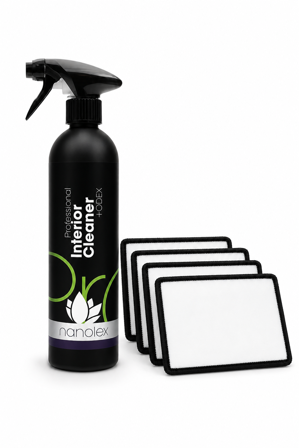 Innenraum Profi-Bundle – Interior Cleaner + 3x Scrub Pads | Leder, Stoff, Kunststoff & Polster