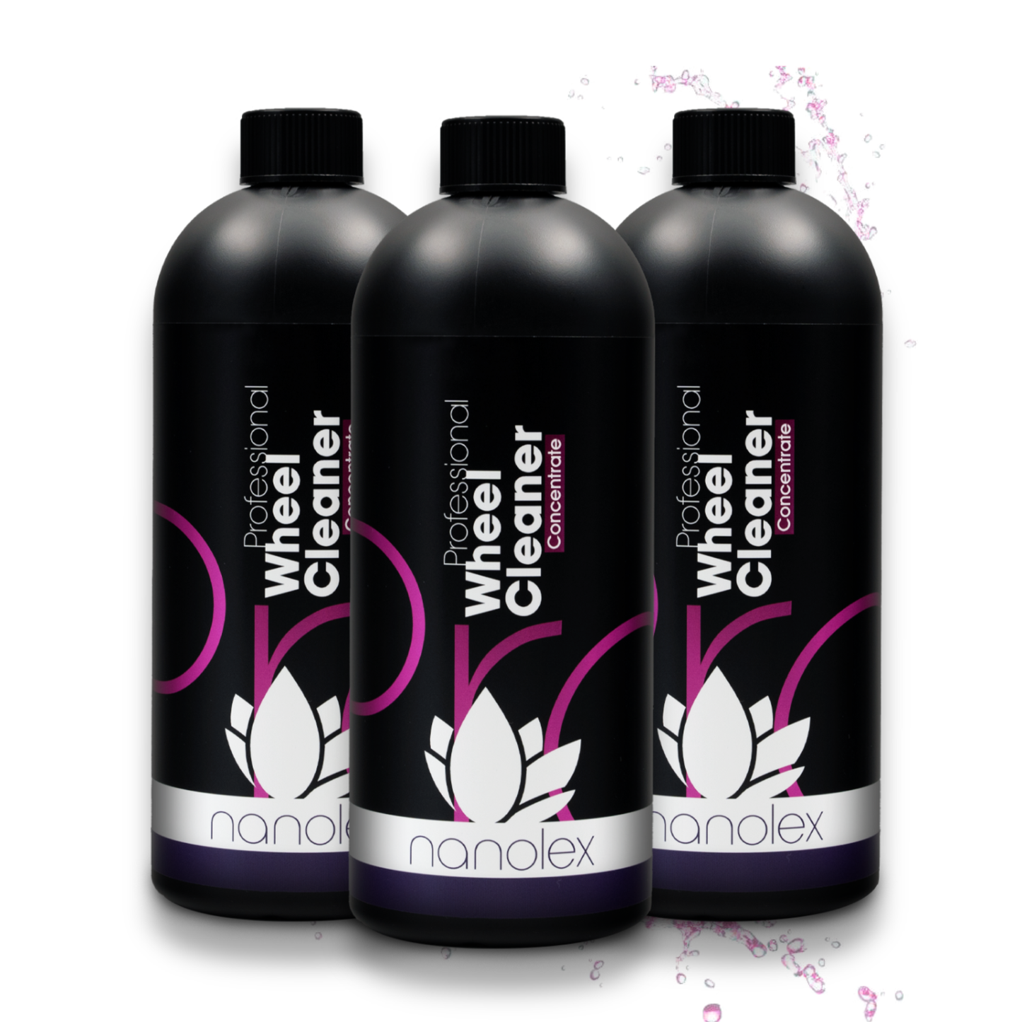 Nanolex Professional Wheel Cleaner Concentrate 3er Set