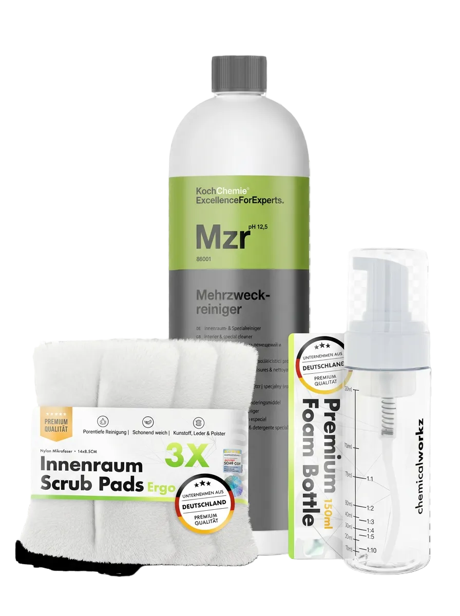 Innenraum Profi-Set Koch Chemie Mzr + Scrub Pads + Foam Bottle Autopflege