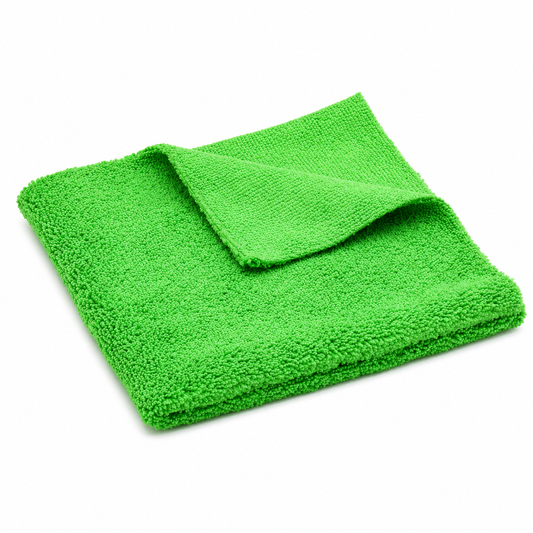 HELDY Buffing Towel 400gsm 40x40 cm – Premium Mikrofasertuch Grün