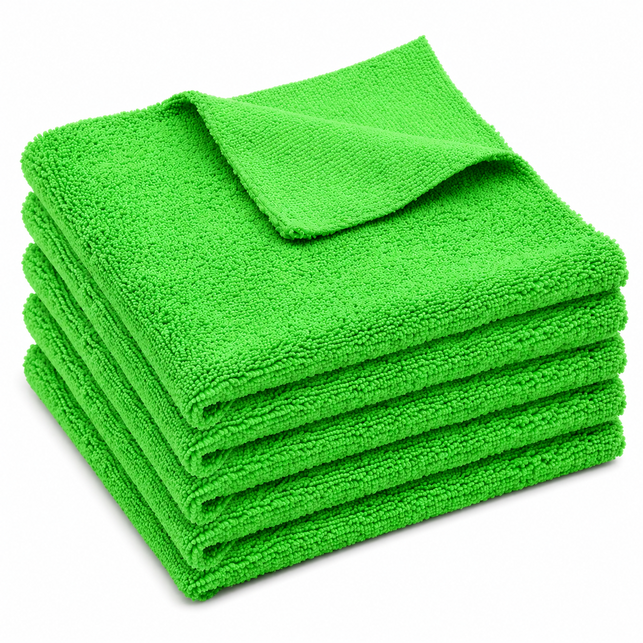 HELDY Buffing Towel 400gsm 40x40 cm – Premium Mikrofasertuch Grün