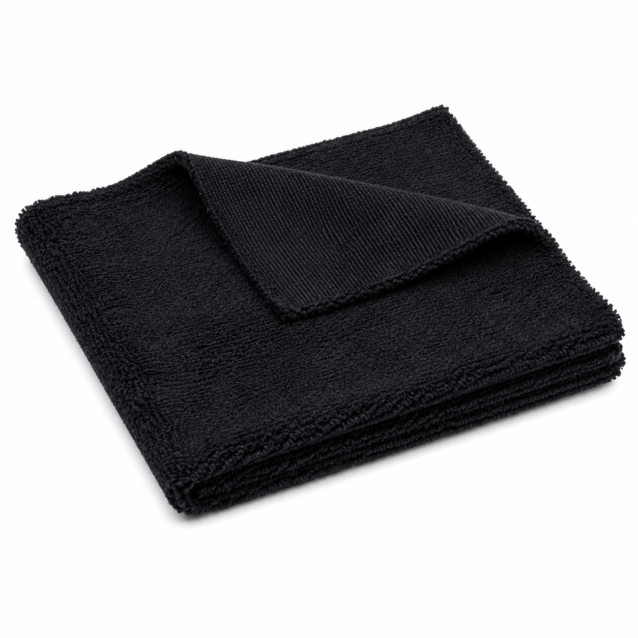 HELDY Buffing Towel 400gsm 40x40 cm – Premium Mikrofasertuch Schwarz