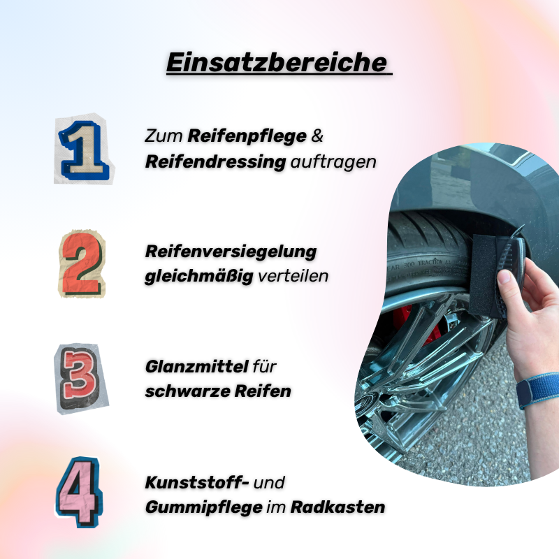 HELDY Tire Dressing Applicator – Reifenpflege Applikator
