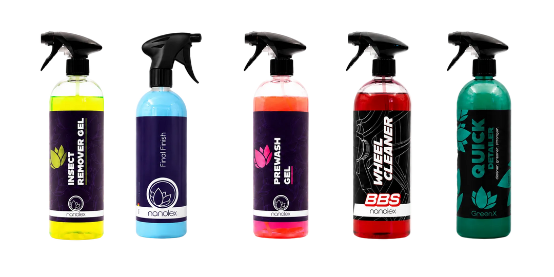 Nanolex Ready-to-Use Außenwäsche Set – Premium Autopflege für Lack, Felgen & Vorwäsche