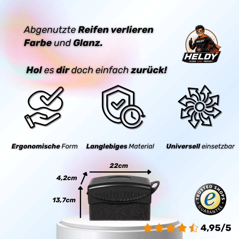HELDY Tire Dressing Applicator – Reifenpflege Applikator