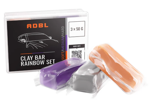 Clay Bar Rainbow 3x50g Reinigungsknete Set