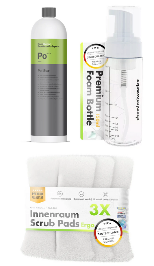 Leder, Alcantara & Textilreiniger Set