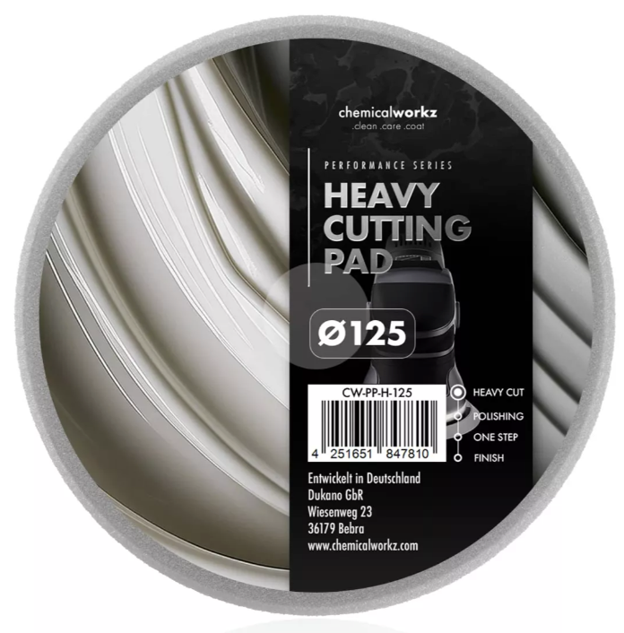 Heavy Cutting Performance Pad 125mm grau