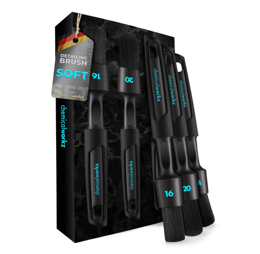 chemicalworkz Black Boar Detailing Pinsel Set