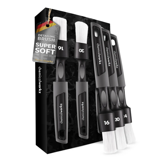 chemicalworkz Detailing Brush White Soft Pinsel Set
