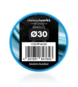chemicalworkz Medium Polishing Performance Pad 30mm blau
