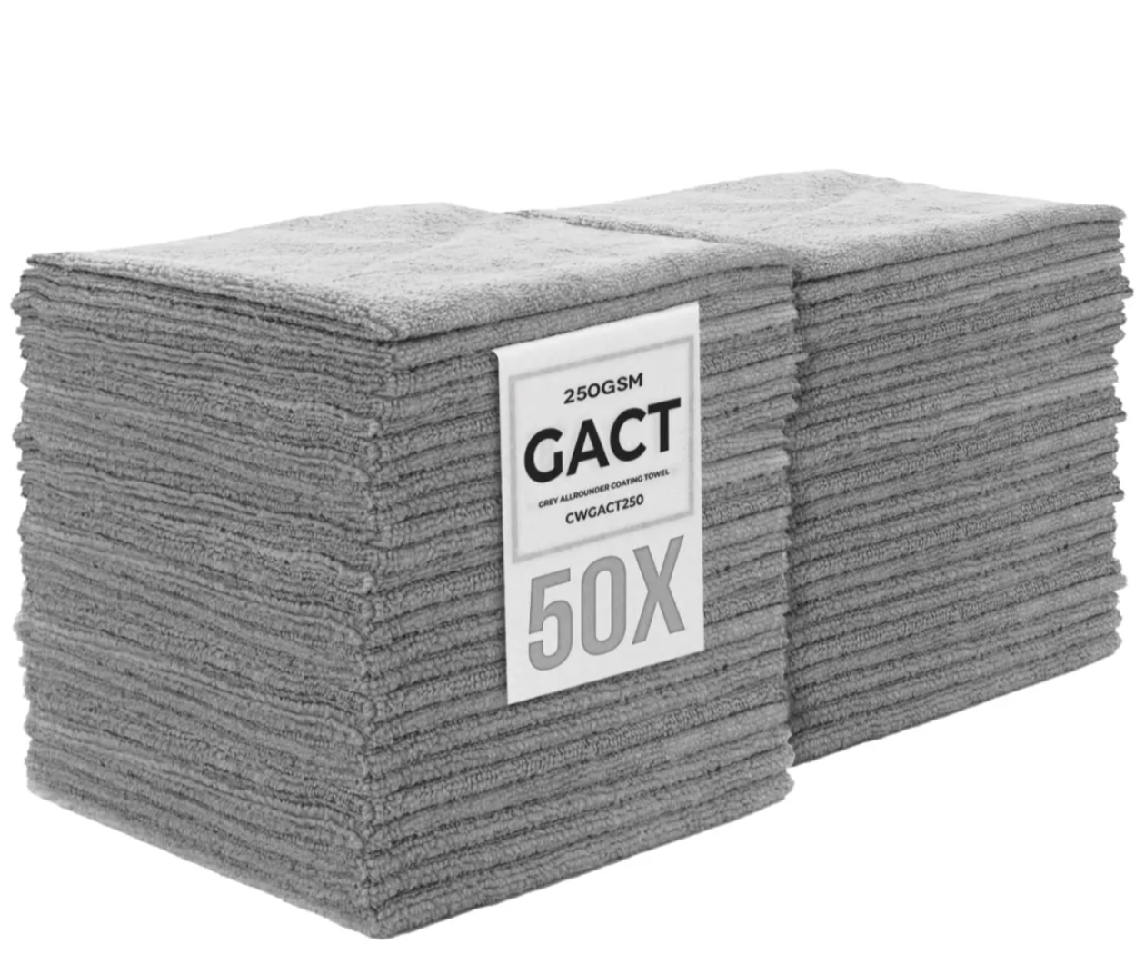 Chemicalworkz Allrounder Coating Towel 250GSM Grau Versiegelungstuch 40×40cm 50Stk.