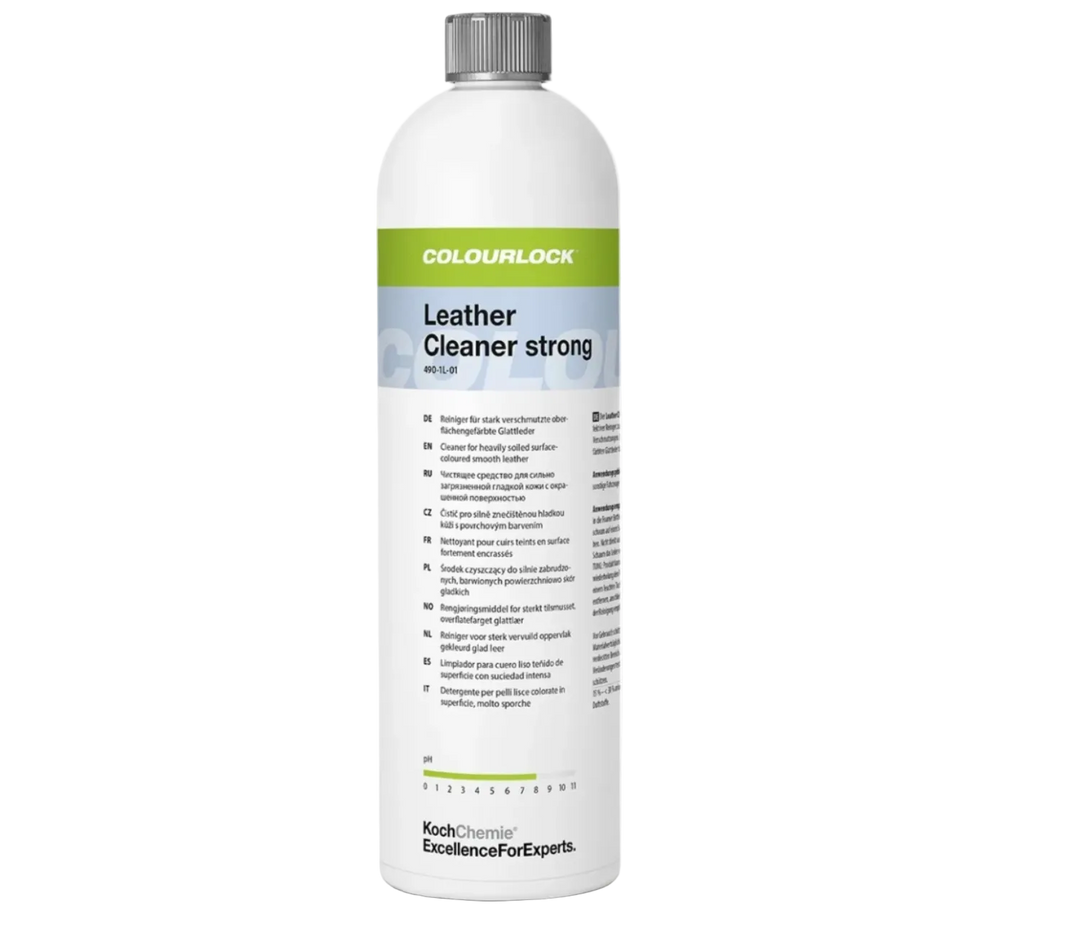 COLOURLOCK Leather Cleaner strong Lederreiniger stark 1L Reiniger für alle oberflächengefärbte Glattleder