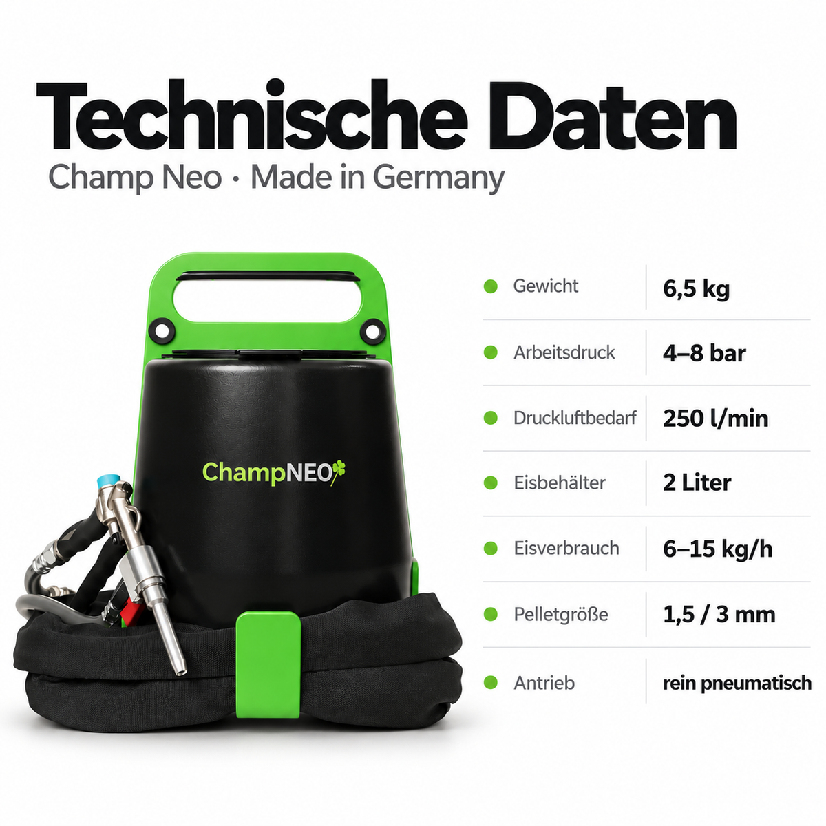 Dry Ice Energy Trockeneisstrahlgerät Champ Neo