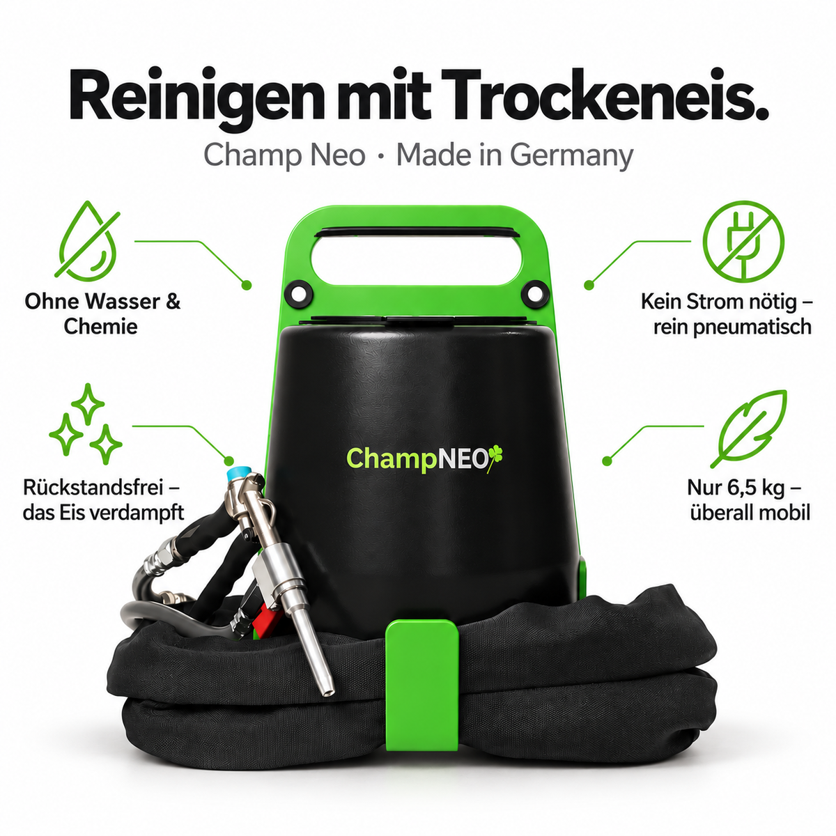Dry Ice Energy Trockeneisstrahlgerät Champ Neo