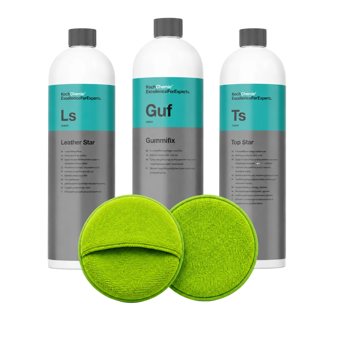 Koch Chemie Leder, Kunststoff & Gummi Profi Pflege Set