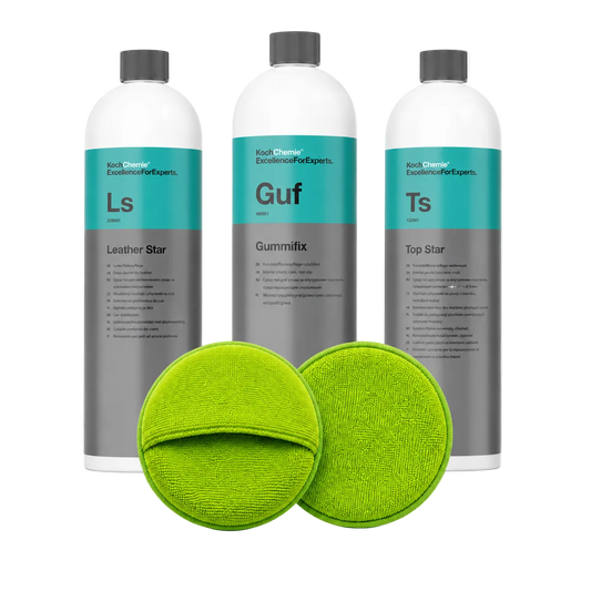 Koch Chemie Leder, Kunststoff & Gummi Profi Pflege Set
