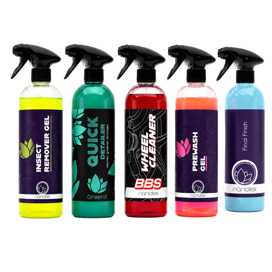 Nanolex Ready-to-Use Außenwäsche Set – Premium Autopflege für Lack, Felgen & Vorwäsche