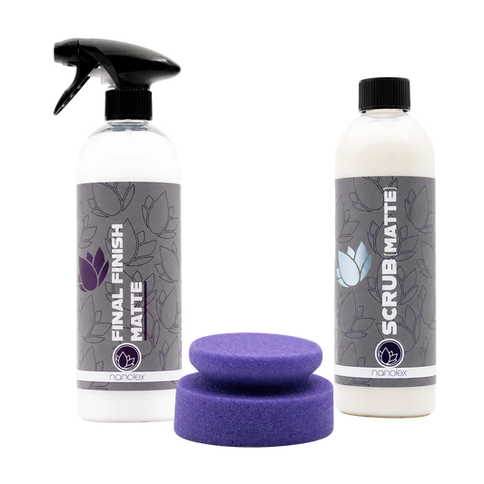 Nanolex Scrub Matte Reinigungs & Pflege Set