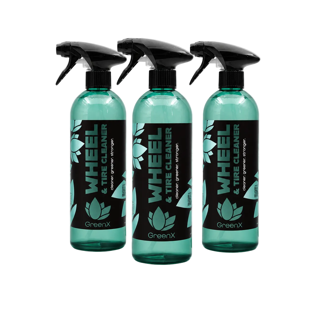Nanolex GreenX Wheel & Tire Cleaner Felgen- & Reifenreiniger 750ml 3er Set