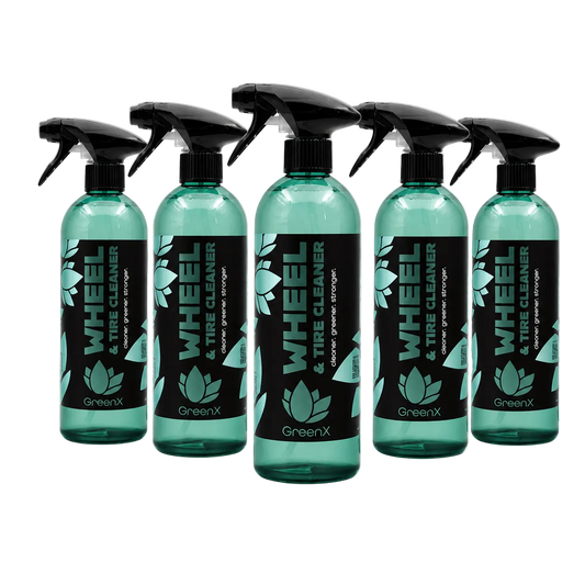 Nanolex GreenX Wheel & Tire Cleaner Felgen- & Reifenreiniger 750ml 5er Set