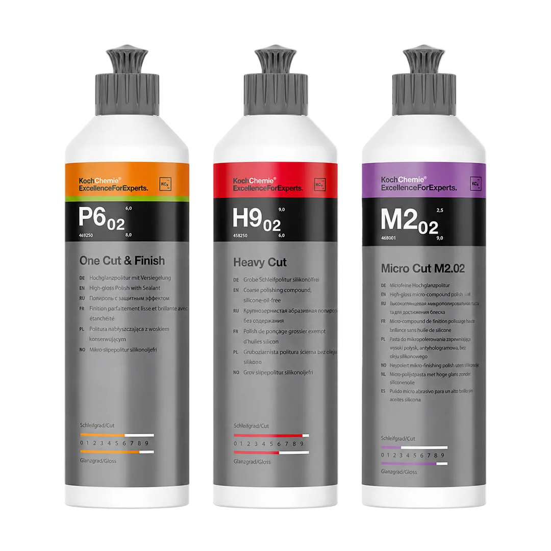 Koch Chemie Politur Starter Set 250ml – Cut, Medium & Finish für Einsteiger