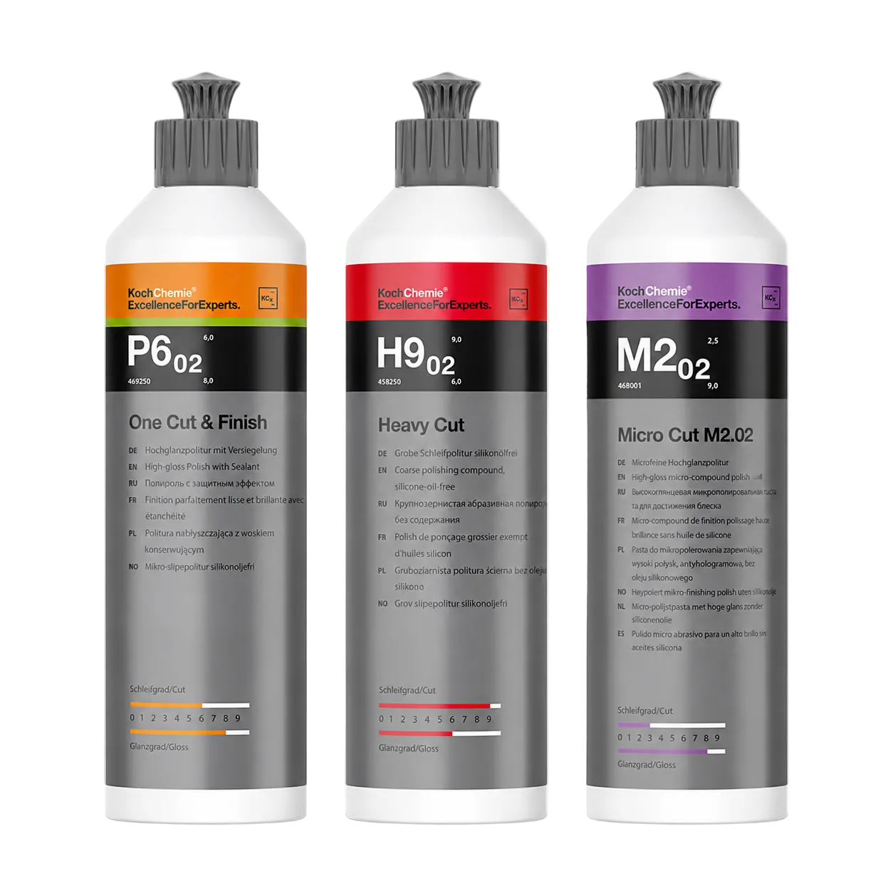 Koch Chemie Politur Starter Set 250ml – Cut, Medium & Finish für Einsteiger