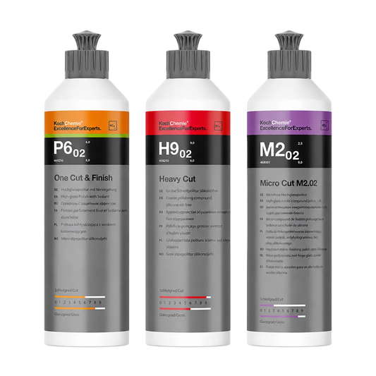 Koch Chemie Politur Starter Set 250ml – Cut, Medium & Finish für Einsteiger