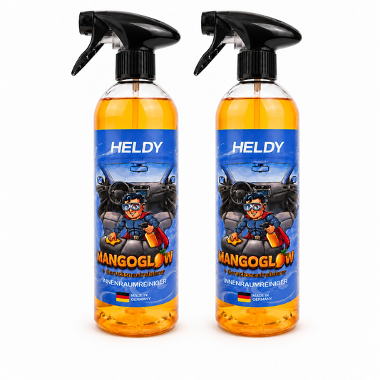 HELDY MangoGlow Innenraumreiniger Vorrats-Pack – 2× 750 ml