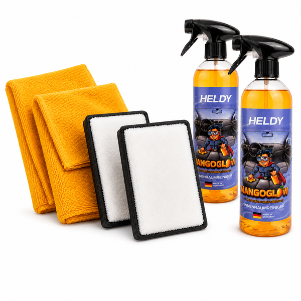 HELDY MangoGlow Innenraumreiniger Set 2× 750 ml