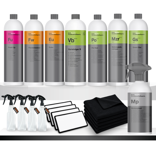 Koch Chemie Innenraum & Motorraum Set – 8 Produkte