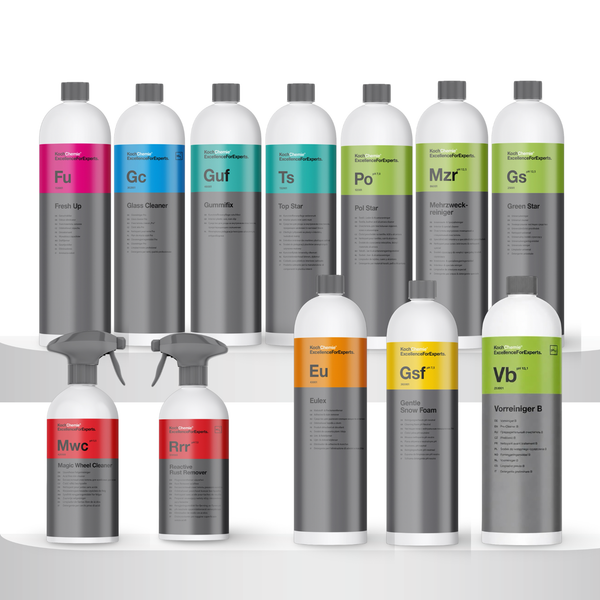 Koch Chemie Auto Pflege Set – 12 Produkte für innen & außen