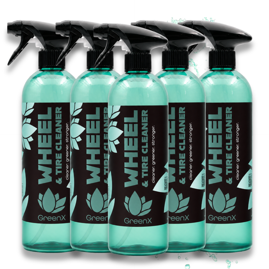 Nanolex GreenX Wheel & Tire Cleaner Felgen- & Reifenreiniger 750ml 5er Set