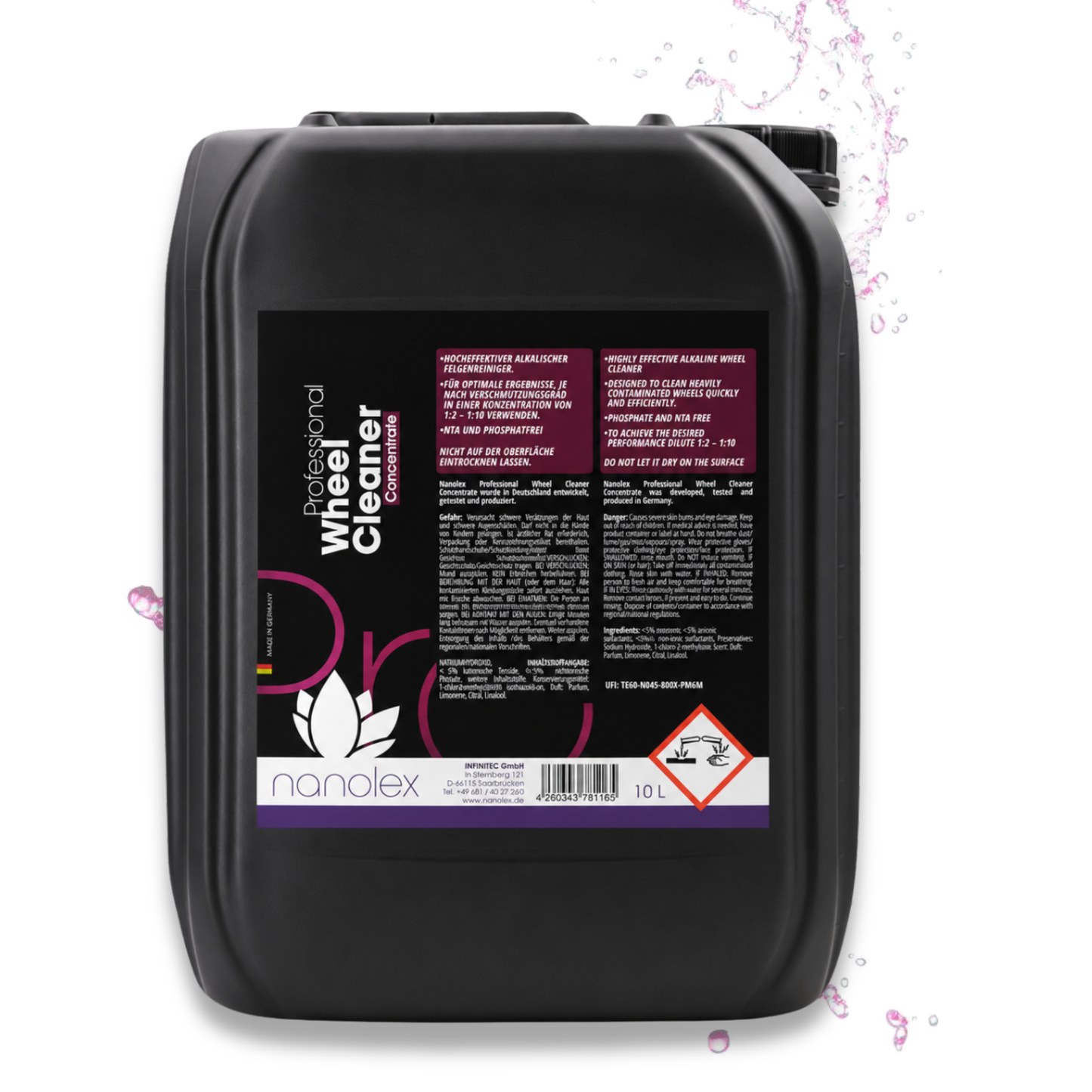 Nanolex Professional Wheel Cleaner Concentrate
