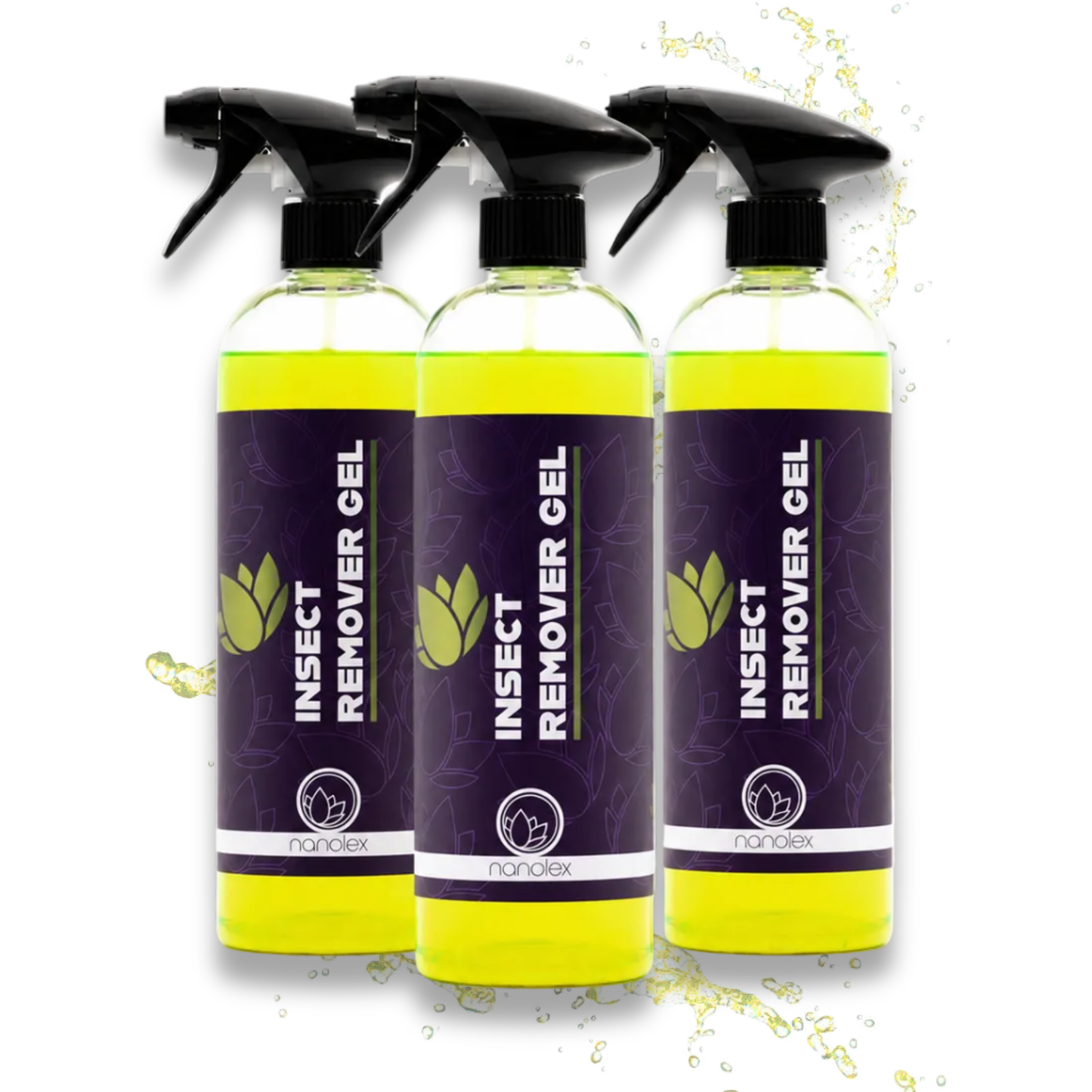 Nanolex Insect Remover GEL Insektenentferner 750ml 3er Set