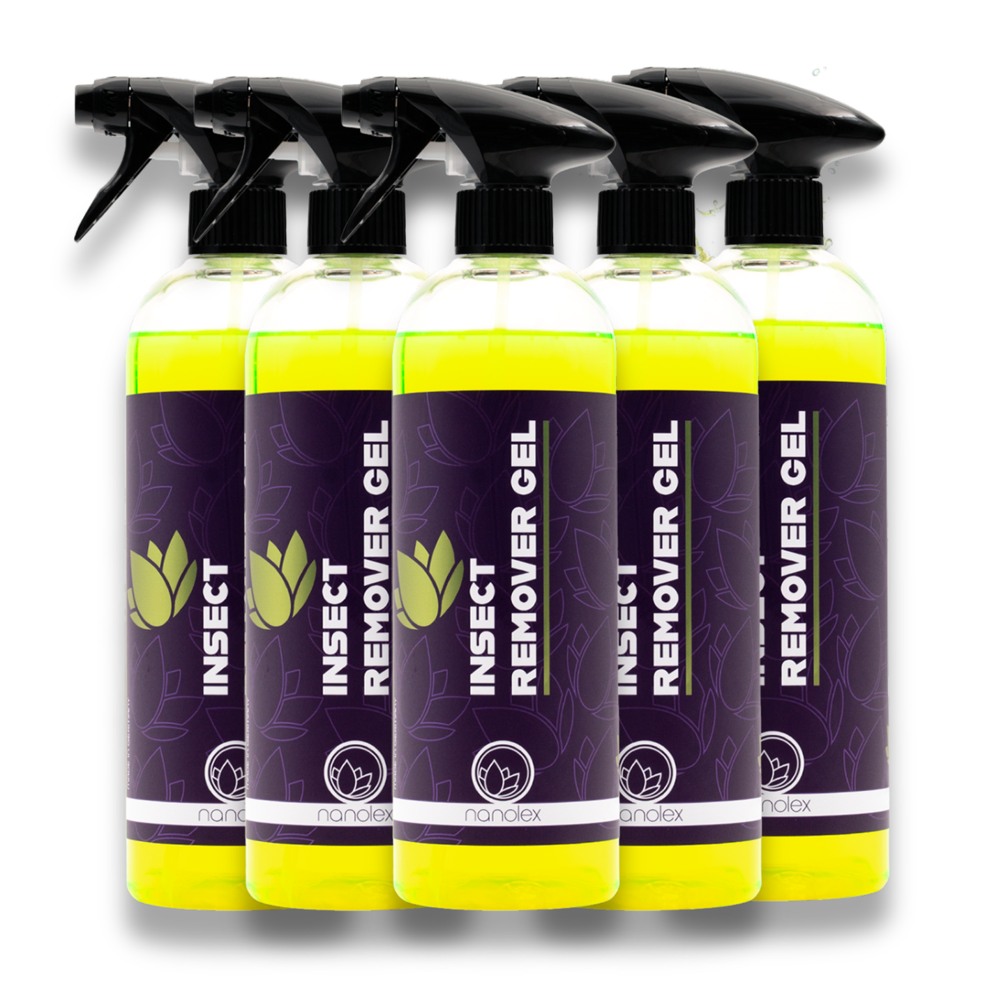Nanolex Insect Remover GEL Insektenentferner 750ml 5er Set