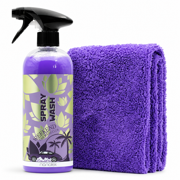 Trockenwäsche + Mikrofasertuch Set Nanolex Spray Wash