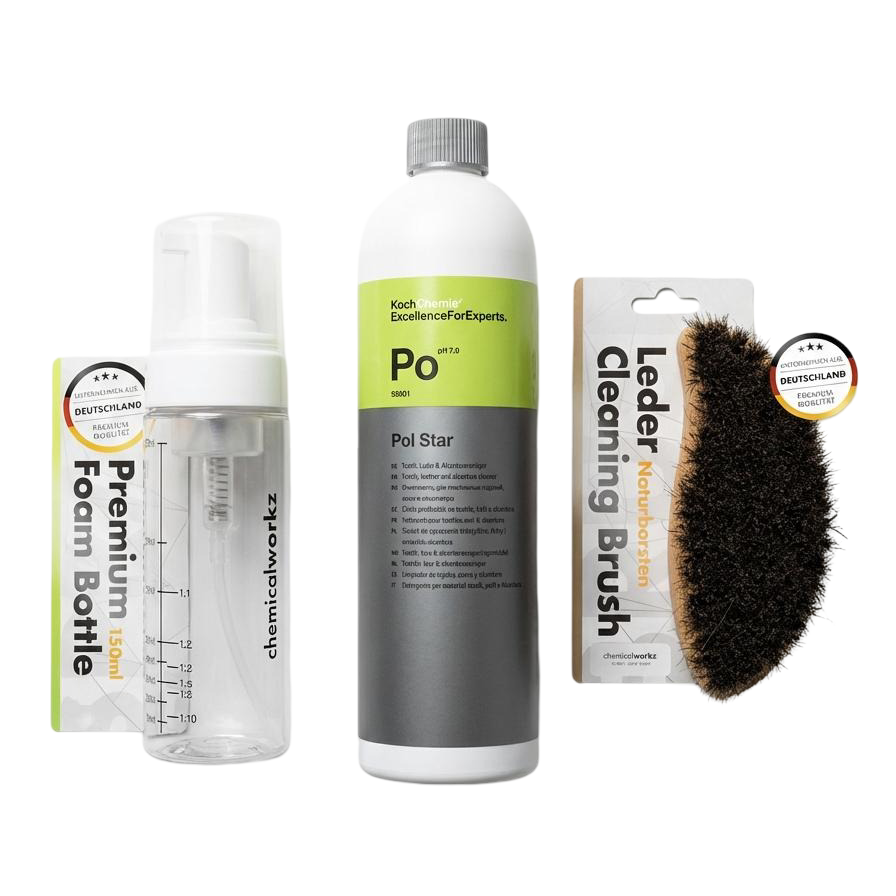 Leder & Alcantara Reinigungsset – Premium